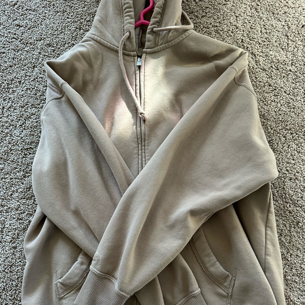 Brown Hollister, zip up, size small, good quality, barely worn